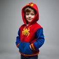thumbnail image 2 of Marvel Spidey And His Amazing Friends Hoodie Spiderman Zip Up Hoodie Spiderman Sweater (Size 2T-10), 2 of 6