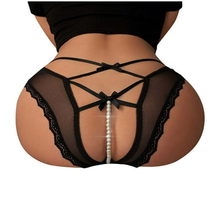 MuZeFu Underwear for Women Briefs Women s Sexy Temptation Lace Mesh Perspective Sexy Underwear