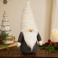 thumbnail image 3 of Plush Standing Gnomes Christmas Decorations - 14" - Set of 2, 3 of 7