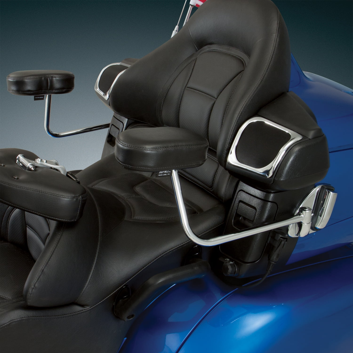 Buy Show Chrome Accessories 52672 Deluxe Honda Goldwing GL1800 Armrest