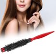 thumbnail image 4 of Herramienta para peinar el cabello, peine con rodillo, cepillo para peinar el cabello con punta de madera, calidad superior, 4 of 8