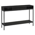 thumbnail image 2 of Henn&Hart 45" Blackened Bronze/Black Grain Console Table, 2 of 5
