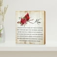 thumbnail image 6 of LifeSong Milestones "Mom I Thought Of You" Cardinal with Poinsettia Tabletop Xmas Decor for Living Room, 6 of 7