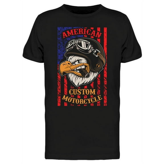 American Custom Moto T-Shirt Men -Image by Shutterstock, Male Medium