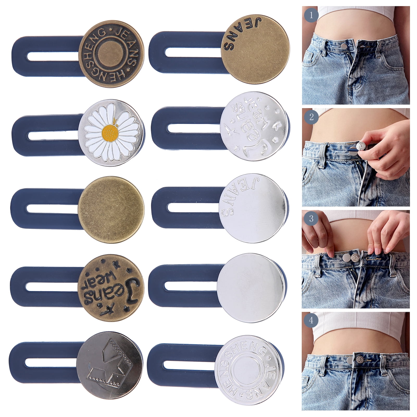 OTVIAP Waist Extender Button,Waist Extender,30pcs Portable Waist ...