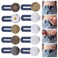thumbnail image 4 of Waist Extender Button, Elastic Waistband Extender, Portable Durable For Men Women, 4 of 8