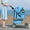 BLUE, variant on CL.HPAHKL Pet Stroller Foldable Pet Stroller Travel Stroller for Cats and Medium Dogs Includes 360 Degree Front Wheel Swivel,Mesh Panels and Canopy, Storage Basket, Cup Holder,Black