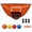 Orange, variant on Trampoline Basketball Hoop, with Pump and 4 Mini Balls, Easy to Install, Universal Trampoline Accessories, Trampolines Basketball for Dunking