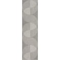 thumbnail image 2 of Well Woven Medusa Alder Modern Geometric Ivory Grey 2'7" x 9'10" Runner Indoor Outdoor Rug, 2 of 7