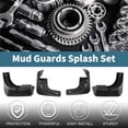 thumbnail image 2 of Guardas de barro Unique Bargains para Toyota Avalon 2007-2018 Guardas contra salpicaduras delanteras y traseras con accesorios de montaje, 2 of 6