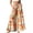 Orange, variant on Iyufng Floral Printed Wide Leg Pants for Women, High Waisted Drawstring Relaxed Fit Beach Pants with Side Pockets