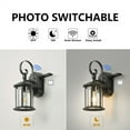 thumbnail image 6 of Aiwen Antique Lantern Wall Sconce Metal Retro Exterior Wall Lamp Porch Light Fixture, 6 of 10