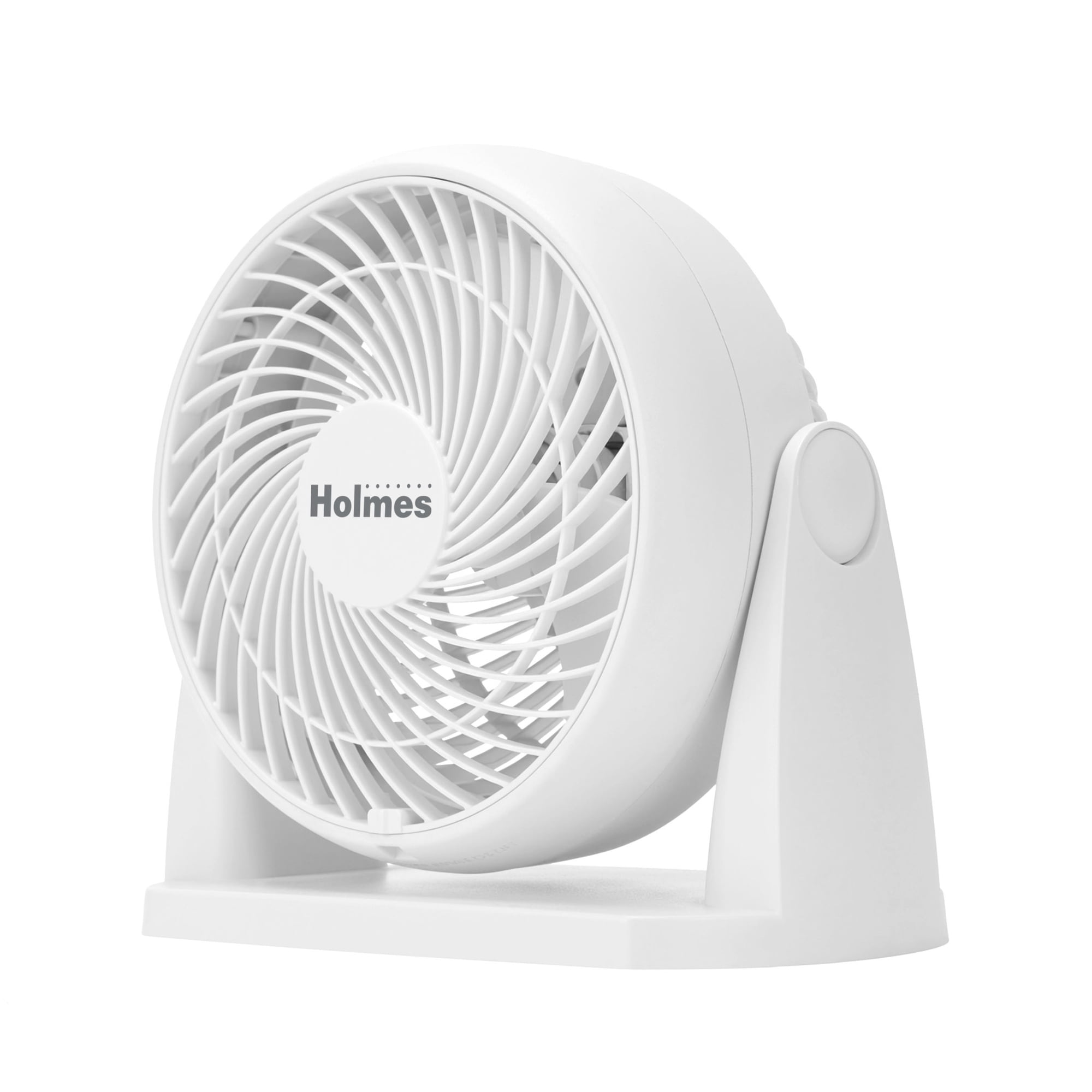 Holmes Blizzard 8 Inch Air Circulator Fan 3 Speed High Velocity Table Desk Fan White