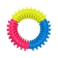 thumbnail image 2 of Visland Colorful Dog Chewing Ring - Soft Ring Dental Chewing Teething Biting Chasing Training Toy for Small and Medium Dog Puppy, 2 of 8