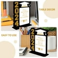 thumbnail image 2 of Mobutofu Wood Graduation Table Decor for Party Decoration Multi Color 6 x 8 Inches, 2 of 7