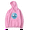 Pink, variant on Merch C,xoxo X 7-eleven Hoodies New Logo Merch Women Men Fashion Casual Hooded Sweatshirts