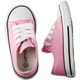 thumbnail image 3 of Boys and Girl Low Top Canvas Kids Lace up Sneakers, 3 of 8