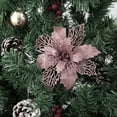 thumbnail image 2 of Fake Flowers 10pcs PE PE+ Gold Onion Powder 9CM More Color 10 Pcs Christmas Tree Wreath, 2 of 13