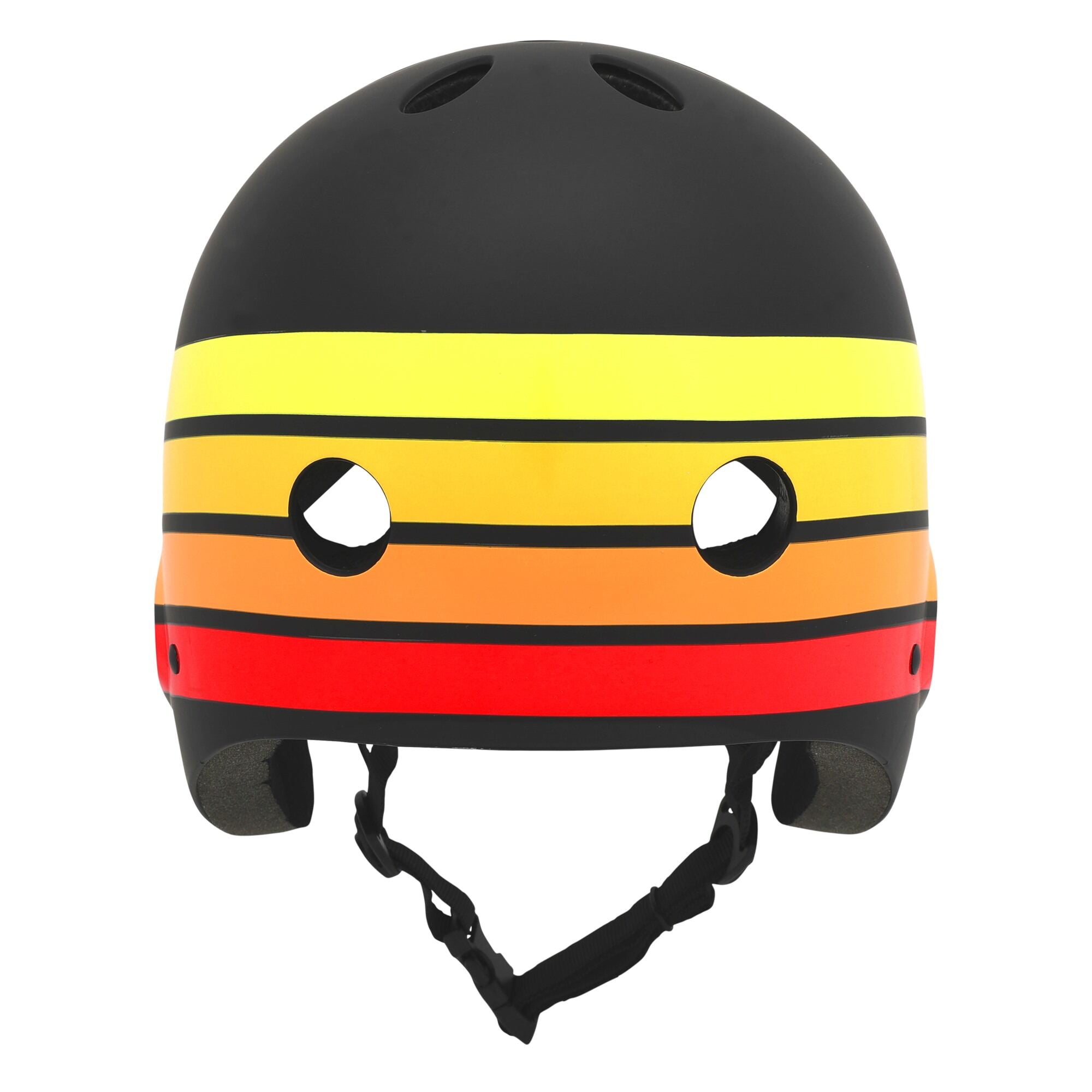 Krash! Full Speed Retro Stripes Youth Helmet, Fits sizes 54-58cm
