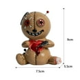thumbnail image 6 of EUBUY Voodoo Doll Incense Burner Holder for Desktop Indoor Halloween Car Home Yoga Room Decoration Ornament Brown, 6 of 10