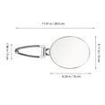 thumbnail image 4 of Miangastore HandHeld Mirror Swivel 1Pcs 11.4x4.9in, 4 of 8
