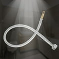 thumbnail image 2 of Bathroom Accessories Hose Single Hole Hot and Cold Copper Faucet Accessories G1/2(100cm), 2 of 8