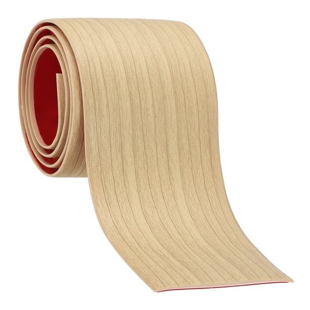 Tira de transición de piso autoadhesiva Uxcell 6.6' x 3" de vinilo roble