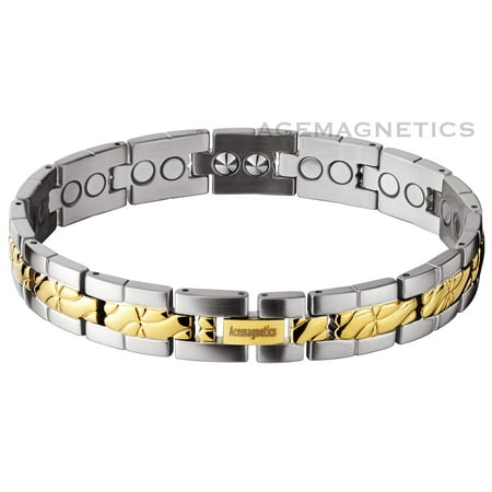 Powerful Titanium Magnetic Bracelet With Calming Germanium. Our Newest Addition: 1ATG With Powerful Magnets & Calming Negative Ion Producing (Best Negative Ion Bracelet)