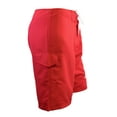 thumbnail image 3 of Adoretex Men's Guard Swim Board Shorts No Mesh Liner in Red, Size 31, 3 of 4