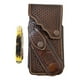 thumbnail image 1 of Funda Para Celular 100%piel Con Porta Navaja Incluida 2hojas, 1 of 5
