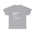 thumbnail image 2 of Female Pilot Definition T-Shirt, 2 of 3