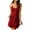 Red, variant on PMVFHDE Womens Homestay Pajamas With Lace Lace Imitation Silk Nightdress Comfortable Solid Color Sleepwear Womens Nightgowns Red,S