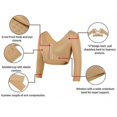 thumbnail image 2 of Womens Shapewear 3/4 Sleeve Arm Shaper Front Closure Compression Bra Post Surgery Posture Corrector Tank Top Tw, 2 of 5
