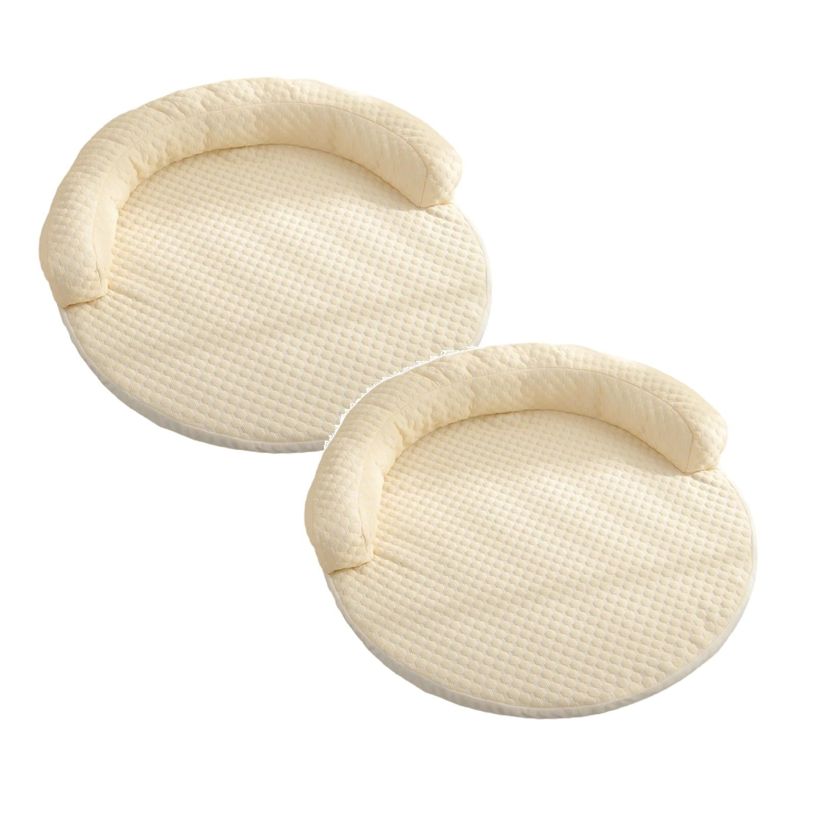 2Pcs Pet Ice Silk Cooling Memory Foam Fabric Mat Suitable For Cats And Dogs Breathable Waterproof And Machine-Washable Pet Supplies 27.56X27.56 New