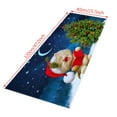 thumbnail image 3 of XMMSWDLA Xmas Trees Snowflake Christmas Doormat, Winter Home Decor Low-Profile Switch Rug Door Mat Floor Mat for Indoor Outdoor 15.7x47 Inchchristmas Rug, 3 of 4