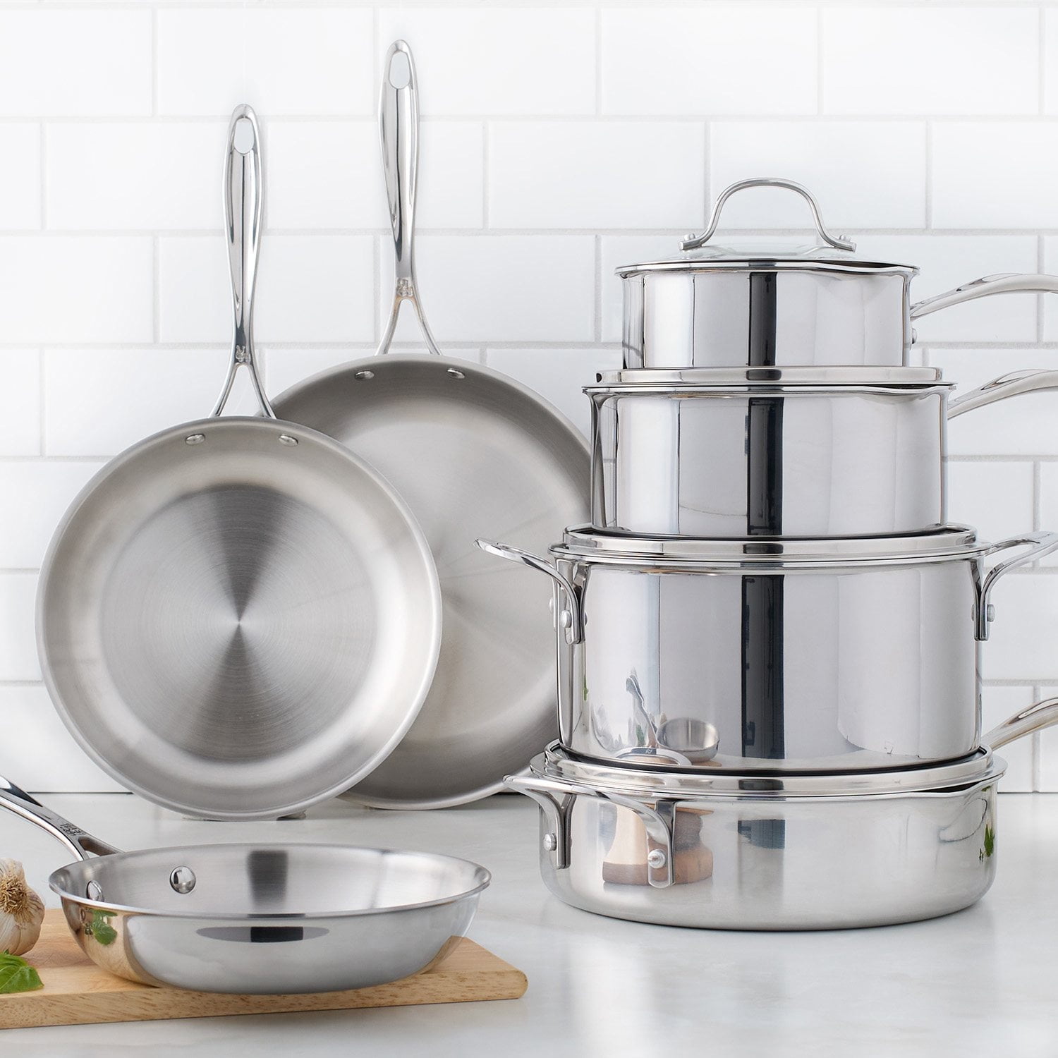 Henckels 11-Piece Stainless Steel Tri-Ply Clad Cookware Set