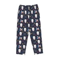thumbnail image 4 of Balery Llamas 1 print Women's Pajama Pants,Ultra Lightweight Pjs,Lounge Pant-Medium, 4 of 9