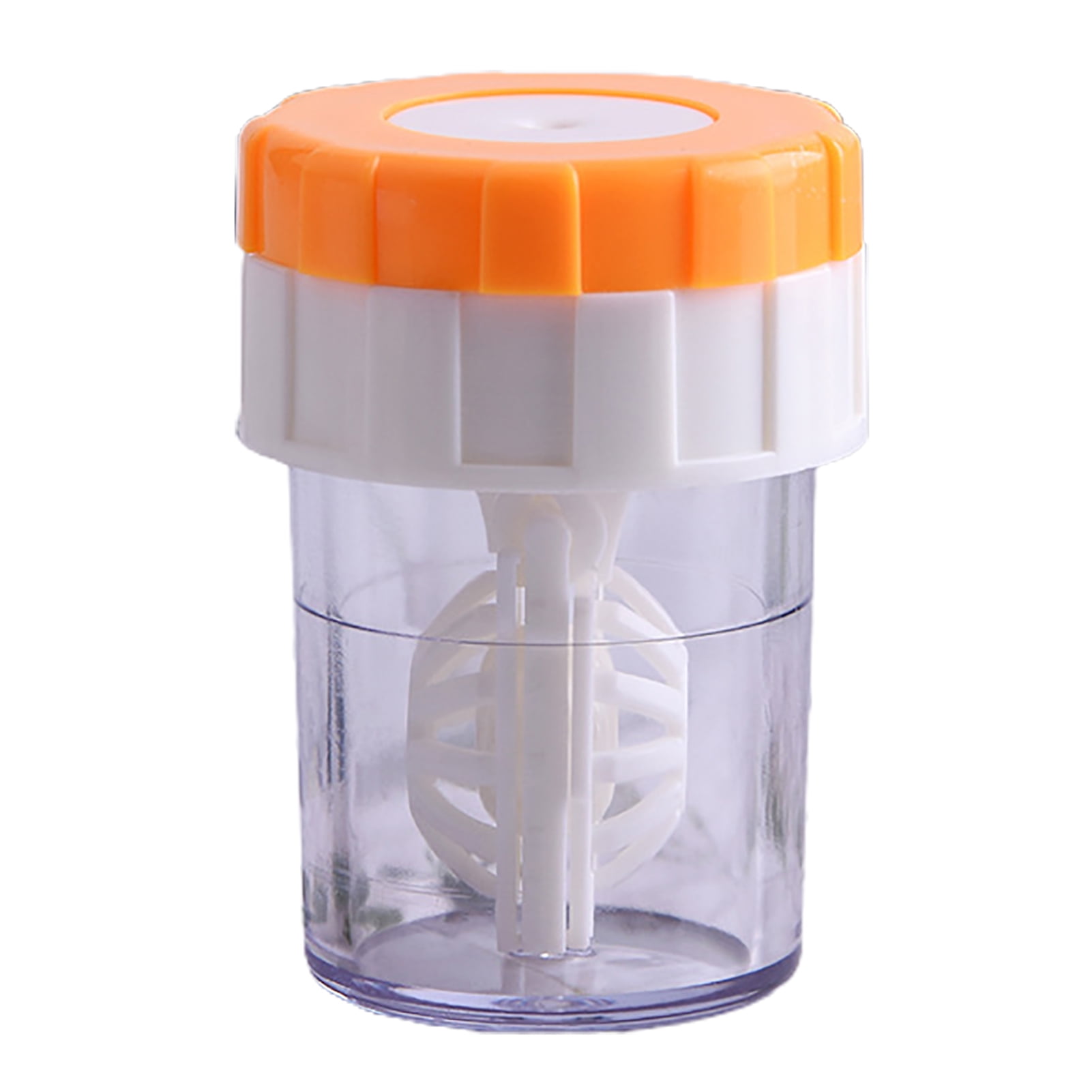 SANWOOD Contact Lenses Washer Portable Rotating Cleaning Plastic Manual Cleaner Holder Container for Travel