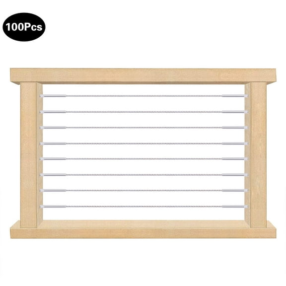 Premium Marine-Grade T316 Stainless Steel Railing Swage Threaded Stud Kit with Left & Right Thread Screws, Easy DIY Installation for Decks