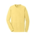 thumbnail image 5 of Port & Company PC099LS Mens Pigment-Dyed Long Sleeve Tees, Popcorn - 2XL, 5 of 6