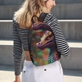 thumbnail image 5 of Fotbe Rainbow Scales Fantasy Dragon Mochila de Lona con Estampado, Mochila Duradera, Mochila Versátil de Alta Calidad, Mochila Compacta Vintage-Medium, 5 of 5