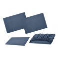 thumbnail image 4 of de funda nórdica para cama Queen 2 nórdicas ajustables 152x203cm y platos 228x259cm + 2 de almohada Azul BLESIY Sábanas ajustables de lujo, 4 of 8