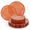 Amber, variant on Light Purple Heavy Duty Disposable Plastic Party Plates Set, 30 Dinner 10'' & 30 Dessert 7.5''