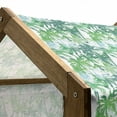 thumbnail image 5 of Palm Leaf Pet House, Exotic Fantasy Abstract Coconut Tree Silhouettes Green Jungle, Outdoor & Indoor Portable Dog Kennel with Pillow and Cover, 5 Sizes, Forest Green Lime Green, by Ambesonne, 5 of 5