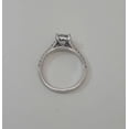 thumbnail image 3 of TAAPSEE JEWELS 14K White Gold Plated White Round Cut Diamond Engagement Wedding Ring, 3 of 4