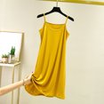 thumbnail image 7 of Utoimkio Women's Spaghetti Strap Nightgowns Summer Loose Breathable Scoop Neck Sleep Dress Solid Color Flowy Pajama Dress Size M-XL, 7 of 7