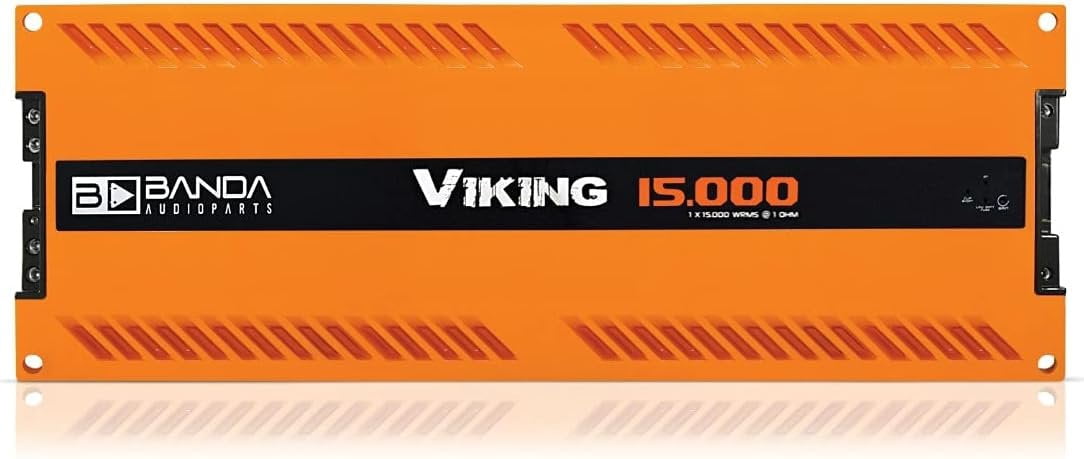 Banda BD800.42OHMORANG 800W 4 Channel 2 Ohms Bass Car Amplifier, Orange