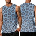 thumbnail image 2 of HAJWOH Men Leopard Printed Tank Top Muscle Sleeveless Summer Big and Tall Summer Beach Soft Gym Shirts, 2 of 6