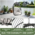 thumbnail image 3 of Uforic Hammock Egg Chair with Cushions,Foldable Hanging Basket Egg Chair for Outdoor, Indoor - Gray, 3 of 10