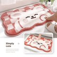 thumbnail image 3 of Animal Bathroom Rug Mat, Extra Soft Absorbent Bath Rug, Non-Slip Comfortable Bath Mat, Carpet for Tub, Shower, Bath Room, Machine Wash Dry, 16"x24", R, 3 of 4